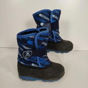 Kamik Kid's Snow Boot Size 9 Blue Black